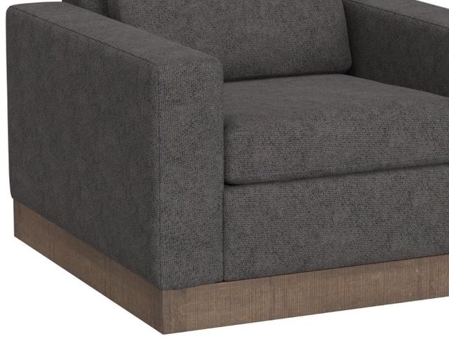 International Furniture Direct Georgia Dark Gray Arm Chair-2
