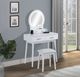Crown Mark Cecilia 3-Piece White Vanity Set-1