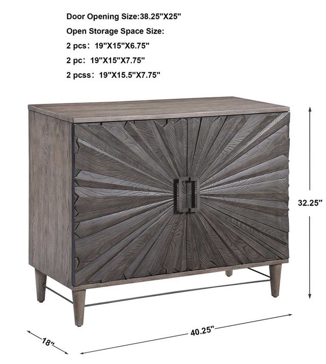 Uttermost® Shield Dark Ebony Cabinet-2