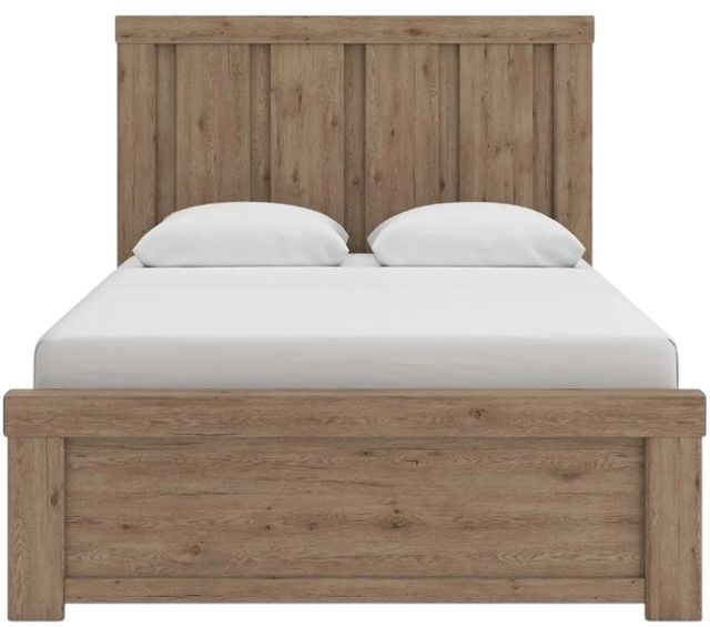 Signature Design by Ashley® Garistyn Light Brown Queen Panel Bed-2