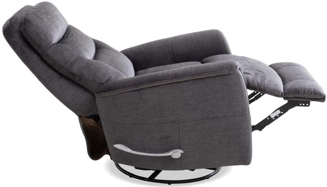 Parker House® Gemini Capri Charcoal Manual Swivel Recliner-3
