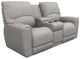La-Z-Boy® Cassian Powder Power Reclining Loveseat with Console and Headrest-0