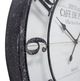 YHD Cafe De Paris Black/White Shiplap Wall Clock-2