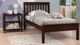 Donco Kids Contempo Dark Cappuccino Youth Twin Panel Bed-1