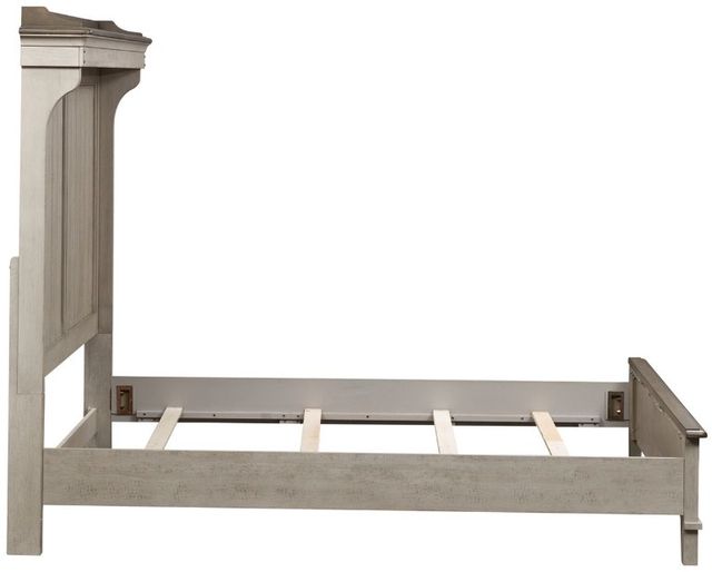 Liberty Furniture Ivy Hollow Dusty Taupe/Weathered Linen Queen Mantle Bed-3