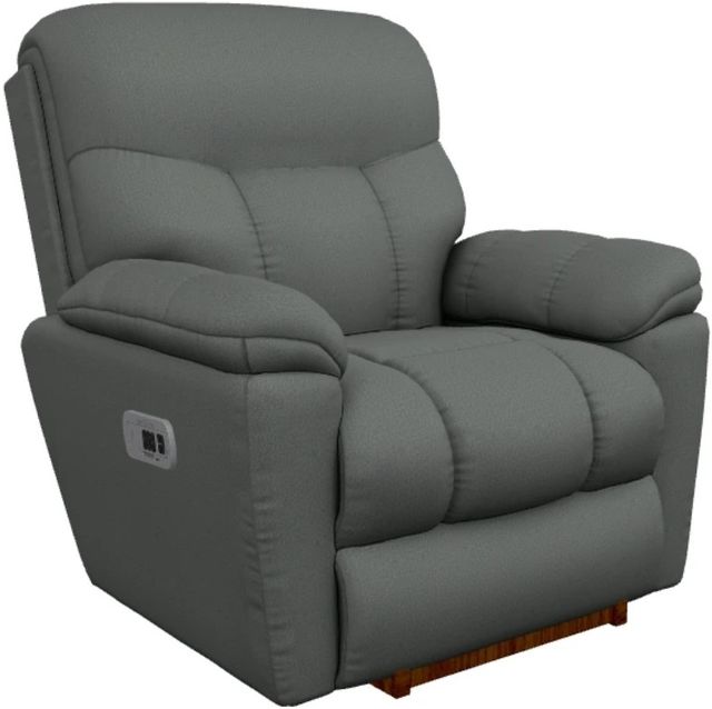 La-Z-Boy® Morrison Indigo Power Rocking Recliner with Headrest-0