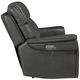 Hooker® Furniture MS Lyra Sahara Dorian Gray Zero Gravity Power Reclining Loveseat with Power Headrest and Lumbar-2
