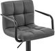 Armen Living Laurant Gray Adjustable Swivel Bar Stool-3
