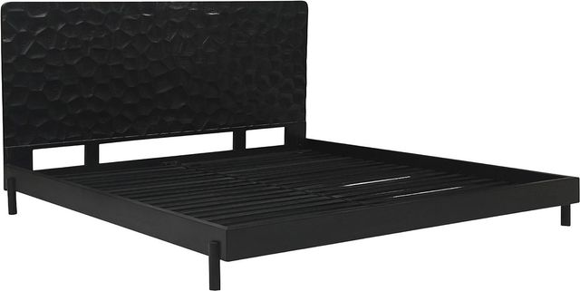Moe's Home Collection Misaki Black Queen Panel Bed-0