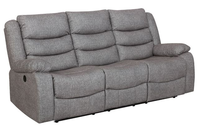 New Classic® Home Furnishings Granada Arcadia Beamer Gray Dual Recliner Sofa-0