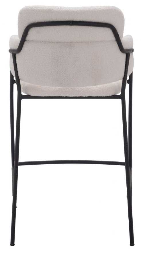 Zuo® Modern Marcel 2-Piece Black/Cream Counter Stool Set-3