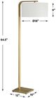 Uttermost® Laight Antique Brass Floor Lamp-2