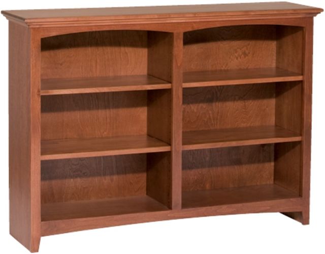 Whittier Wood® Furniture Customizable McKenzie 4-Shelf 48" Bookcase-0