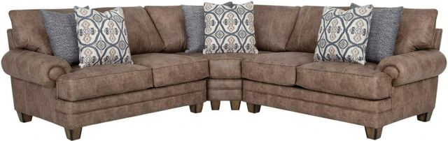 Franklin™ Sicily 3-Piece Chief Hazelnut Curved Sectional-0