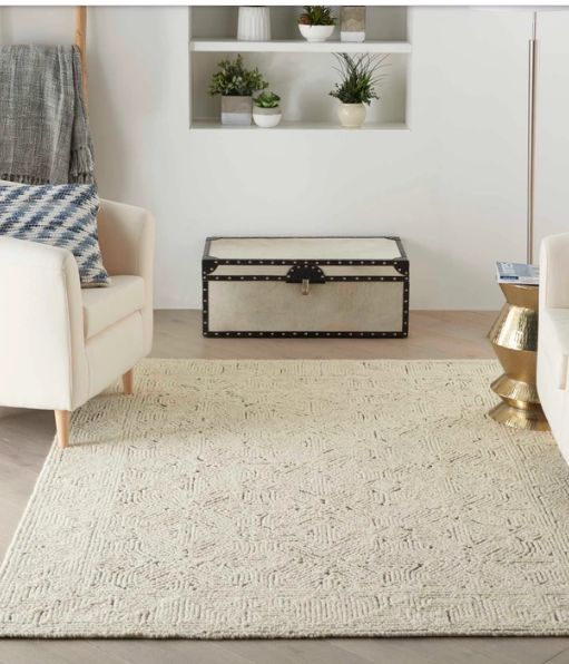 Nourison Home™ Colorado Ivory Navy 5'x7' Area Rug-4
