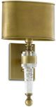 Currey & Company Lindau Antique Brass Wall Sconce-1