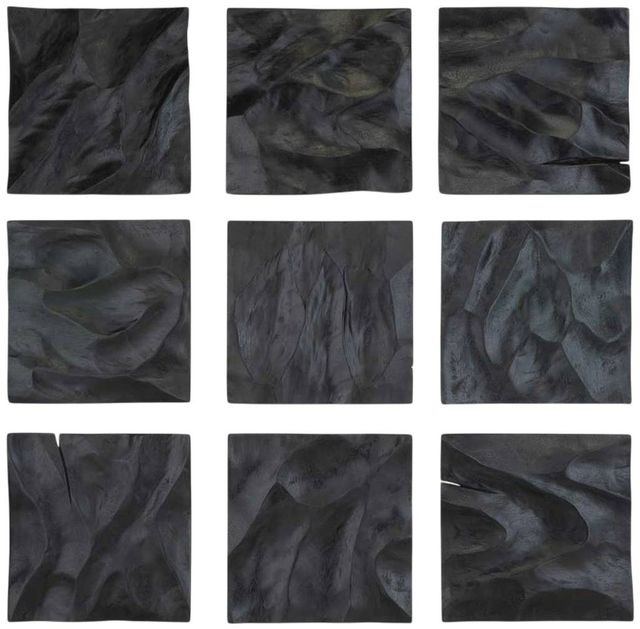 Uttermost® Malosi 9-Piece Matte Black Wood Wall Decor Set-0