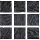 Uttermost® Malosi 9-Piece Matte Black Wood Wall Decor Set-0