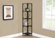Monarch Specialties Inc. Black/Black Marble Bookcase-2