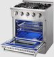 Thor Kitchen® 30" Stainless Steel Pro Style Gas Range-1