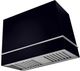 La Cornue Loge Series 44" Matte Black Wall Mounted Range Hood with Polished Chrome Trim-0