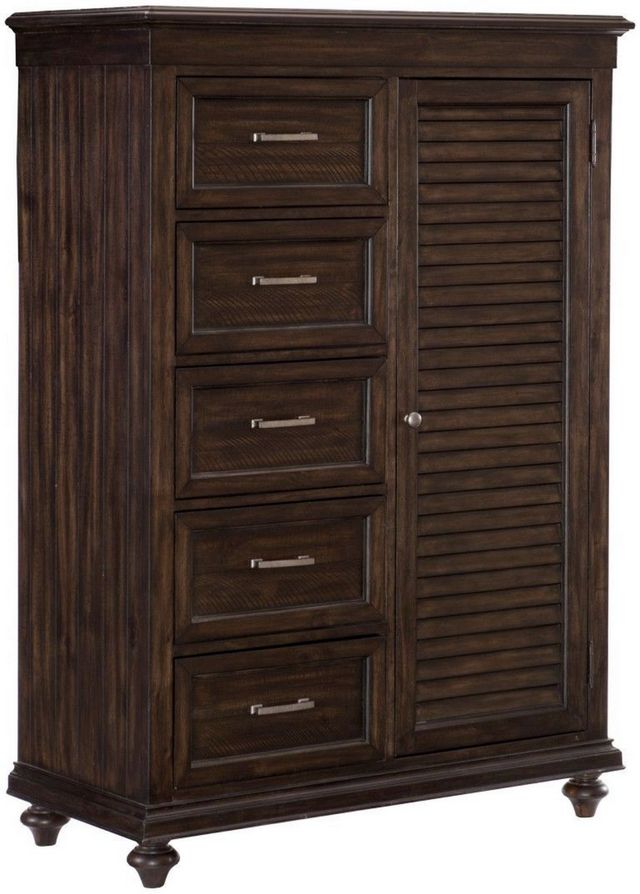 Mazin Furniture Cardano Driftwood Charcoal Wardrobe-0