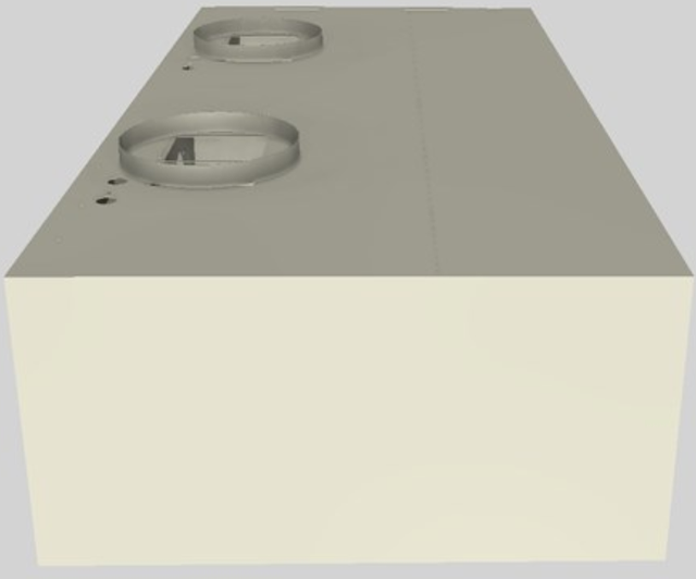 Vent-A-Hood® 48" Biscuit Wall Mounted Range Hood-1