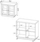 Coaster® Tilbury Light Oak Accent Cabinet-2