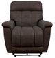 La-Z-Boy® Fulton Dark Chocolate Leather Power Wall Recliner with Headrest and Lumbar-1