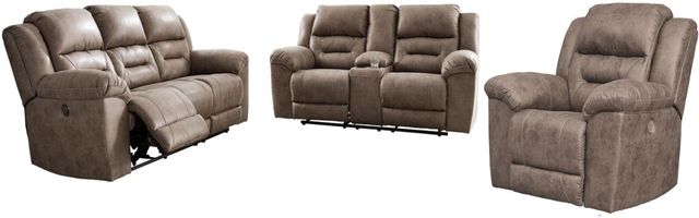 Signature Design by Ashley® Stoneland 3-Piece Fossil Living Room Set-0