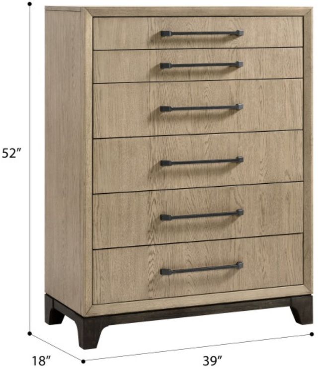 Emerald Home Sutton Place Caramel Chest-2