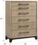 Emerald Home Sutton Place Caramel Chest-2