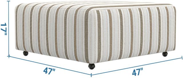 Catnapper® Micah Sand Cocktail Ottoman-1