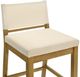 Armen Living Yaneli 2-Piece Amber Glow/White Counter Stool Set-5