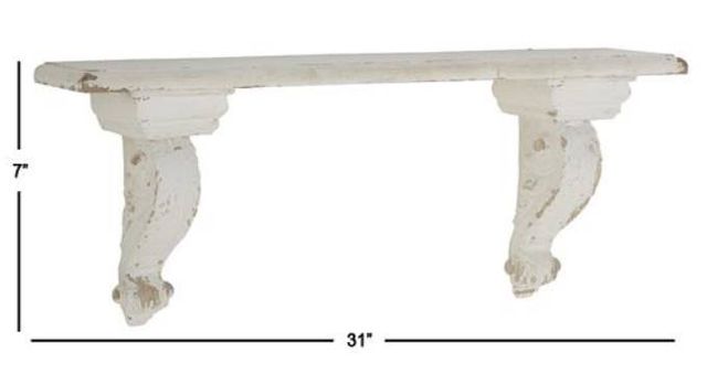Deco Marche White Wall Shelf-3