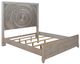 Liberty Furniture Belmar Silver Champagne/Washed Taupe California King Panel Bed-0