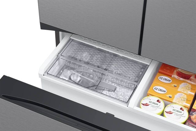 Samsung Bespoke 24.0 Cu. Ft. Fingerprint Resistant Stainless Steel Panel Counter Depth French Door Refrigerator -8