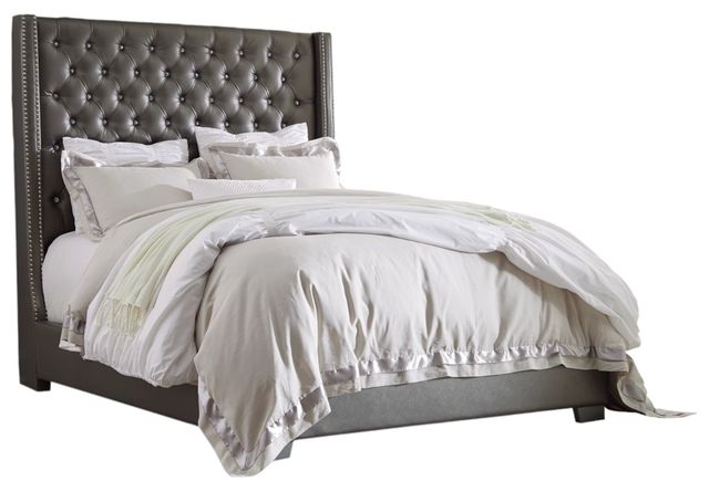 Signature Design by Ashley® Coralayne Gray California King Upholstered Bed-0