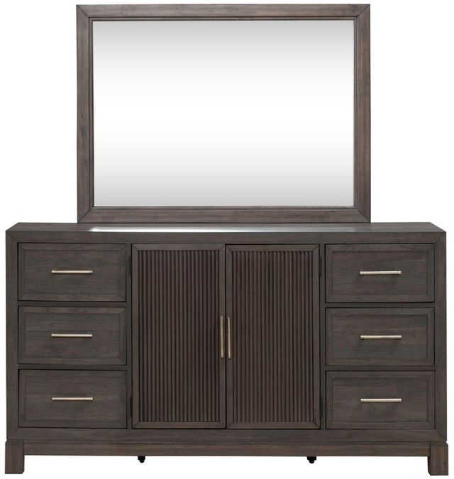 Liberty Furniture Modern Edge Caffe Dresser and Mirror-2