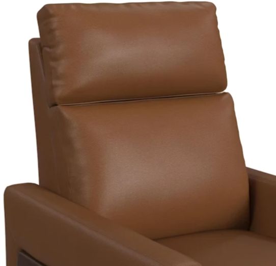 Elements International Tango Pebble Tan Power Recliner-3