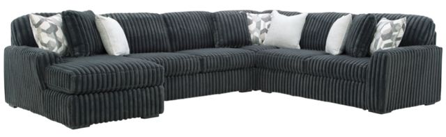 Signature Design by Ashley® Midnight-Madness 4-Piece Gunmetal U-Shape Sectional and Chaise-0
