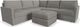 Flex by Flexsteel® 5-Piece Pebble 5-Seat Sectional with Ottoman-0