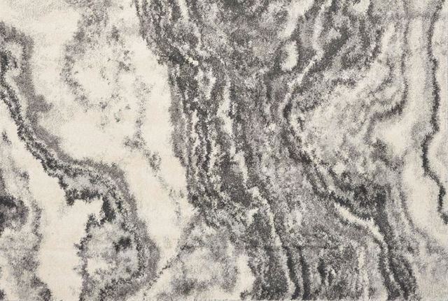 KAS Rugs Watercolors Ivory/Grey Landscape 5'x8' Rug-2