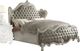 ACME Furniture Versailles Bone White/Vintage Gray California King Panel Bed-0