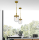 Cal® Lighting & Accessories Ithaca Antique Brass Pendant-2