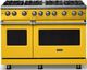 Viking® 5 Series 48" Daffodil Pro Style Gas (NG) Range with Polished Chrome Trim-0