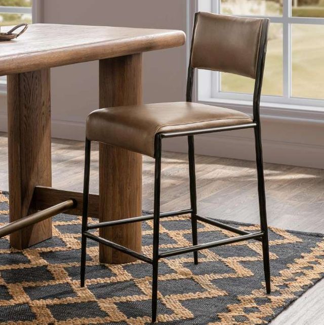 Classic Home Kayne Black/Sand Counter Stool-1