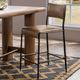 Classic Home Kayne Black/Sand Counter Stool-1