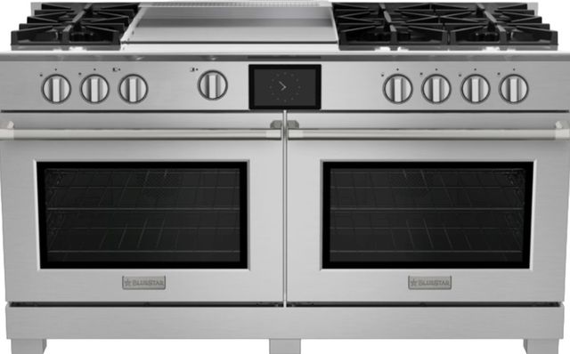 BlueStar® 60" Stainless Steel Pro Style Dual Fuel Range-0