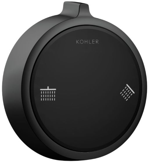 KOHLER® Anthem® Duo Matte Black 2-Outlet Shower Digital Control-0